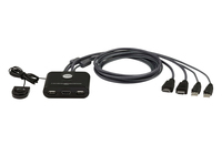 ATEN Switch KVM cablato HDMI FHD USB a 2 porte [CS22HF-AT]
