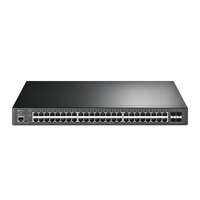 Switch di rete TP-Link TL-SG3452XP JetStream PoE Gestito L2+ Gigabit Ethernet (10/100/1000) Supporto Power over (PoE) 1U Nero [TL-SG3452XP]