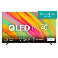 Hisense TV QLED FHD 40” 40A5KQ Smart TV, Wifi, Quantum Dot Colour, USB Type-C, Stand Reclinabile [40A5KQ]