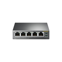 Switch di rete TP-Link TL-SG1005P Non gestito Gigabit Ethernet (10/100/1000) Supporto Power over (PoE) Nero [TL-SG1005P V1]