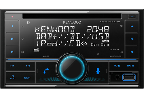 Autoradio Kenwood Electronics DPX-7300DAB Nero Bluetooth [DPX7300DAB]