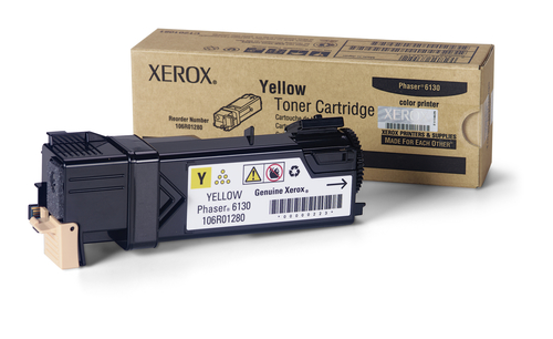 Xerox Cartuccia Toner Giallo, Phaser 6130 [106R01280]