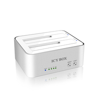 ICY BOX IB-120CL-U3 Argento, Bianco [20907]