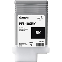 Cartuccia inchiostro Canon PFI-106 BK cartuccia d'inchiostro 1 pz Originale Nero per foto [PFI-106bk]