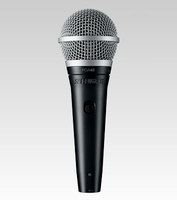 Shure PGA48-XLR Nero, Metallico Microfono per palco/spettacolo [PGA48-XLR-E]
