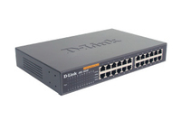 Switch di rete D-Link 24-port 10/100M NWay Desktop - Internal PSU (incl. 19