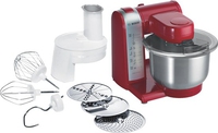 Bosch MUM48R1 robot da cucina 600 W 3,9 L Rosso, Acciaio inossidabile, Bianco [MUM48R1]