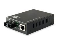 LevelOne GVT-2002 convertitore multimediale di rete 1000 Mbit/s 1310 nm Modalità singola Nero [GVT-2002]