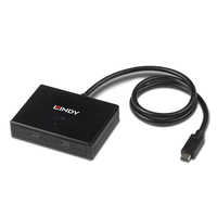 Hub USB Lindy 43329 hub di interfaccia 3.2 Gen 1 [3.1 1] Type-C 5000 Mbit/s Nero (2 Port 2 Type C - Bi-Directional Switch Warranty: 24M) [43329]