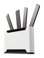 Mikrotik Chateau 5G ax router wireless Gigabit Ethernet Dual-band [2.4 GHz/5 GHz] Bianco (Mikrotik - GHz / 5 White ax, Wi-Fi 6E Warranty: 15M) [S53UG+M-5HAXD2HAXD-T]