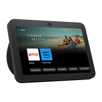 Dispositivo di assistenza virtuale Amazon Echo Show 8 (3ª gen., modello 2023) | Schermo touch intelligente HD con audio spaziale, hub per Casa Intelligente e Alexa Antracite