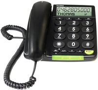 Doro PhoneEasy 312cs Telefono analogico Identificatore di chiamata Nero [380005]