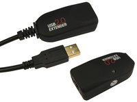 Cables Direct USB2-BOOST moltiplicatore di rete Nero (50m USB 2.0 Over Cat5e Extender) [USB2-BOOST]