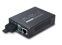 PLANET GT-802S convertitore multimediale di rete 1000 Mbit/s 1310 nm Nero (1000Base-T to 1000Bse-LX - Gigabit Converter [Single Mode] Warranty: 36M) [GT-802S]