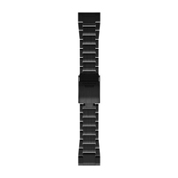 Garmin QuickFitÂ® 26 Band Titanio (Acc,Descent,26mm, Titanium - Dive 26, Watch bracelet, Titanium, Black, mm Warranty: 24M) [010-12580-00]