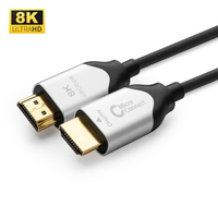 Microconnect HDM191910V2.1OP cavo HDMI 10 m tipo A [Standard] Nero (Ultra High Speed Active Optic - 2.1 8K Cable 10m 60Hz, 48Gbps Support: YUV4:4:4, EDID/HDCP2.2/HDR/eARC Warranty: 300M) [HDM191910V2.1OP]
