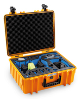 B&W 6000/O/DJIFPV custodia per drone con telecamera Custodia rigida Arancione Polipropilene (PP) [6000/O/DJIFPV]