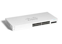 Switch di rete Cisco CBS220-24T-4X Gestito L2 Gigabit Ethernet (10/100/1000) Bianco [CBS220-24T-4X-UK]