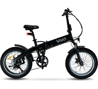 Vivobike M-VF21GR bicicletta elettrica Nero, Grigio Alluminio 50,8 cm (20