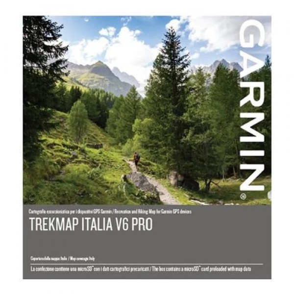 Mappa Garmin TrekMap Italia v6 PRO scheda microSD SD 010-11584-04