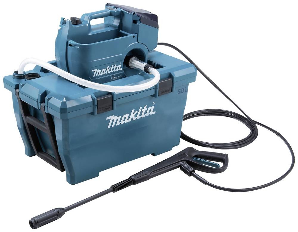 Makita Idropulitrice a batteria DHW080ZK, 36 Volt (2x18V) blu/nero, senza e caricabatteria [DHW080ZK]