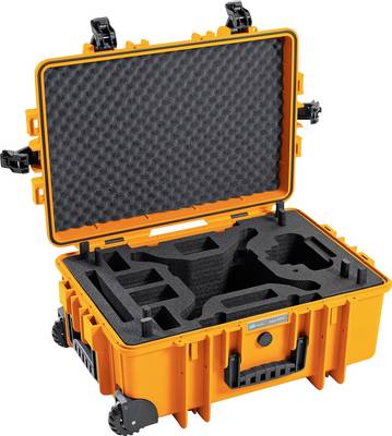 B&W International 6700/O/DJI4P custodia per drone con telecamera Custodia rigida Arancione Polipropilene (PP) [6700/O/DJI4P]