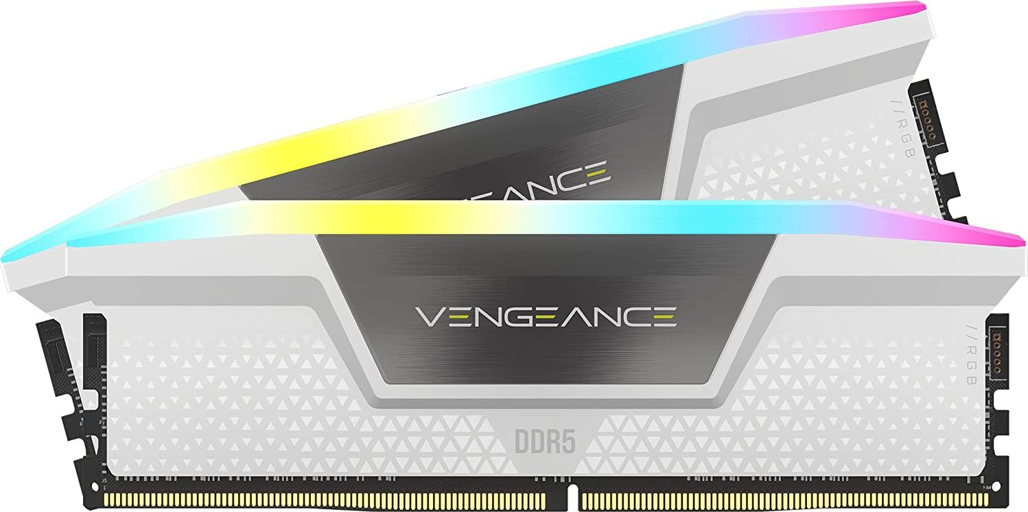 Corsair Vengeance 32GB (2K) DDR5 5600MHz RGB W memoria 2 x 16 GB [CMH32GX5M2B5600C36W]