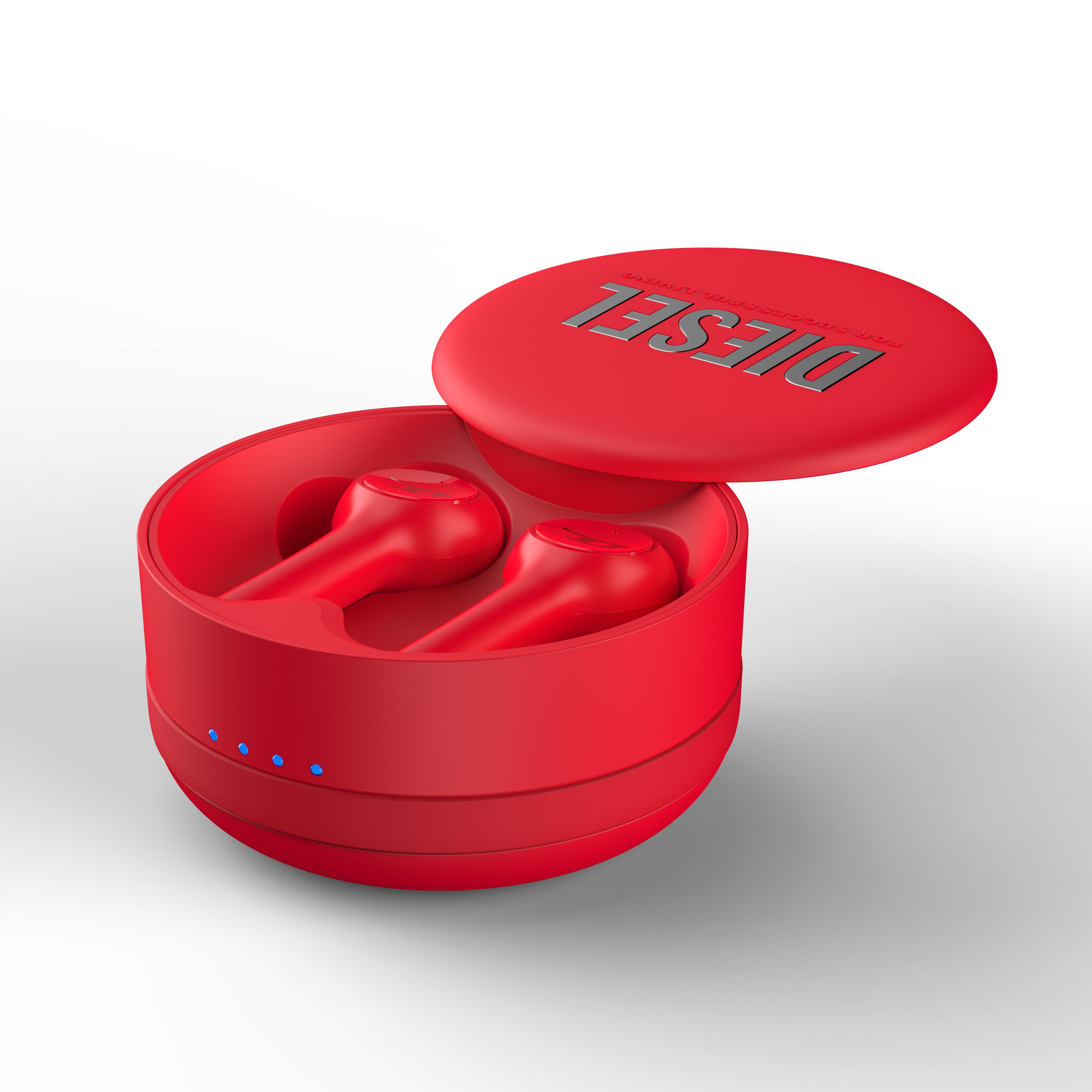 Cuffia con microfono DIESEL 45476 cuffia e auricolare True Wireless Stereo (TWS) In-ear Musica Chiamate Bluetooth Rosso [45476]