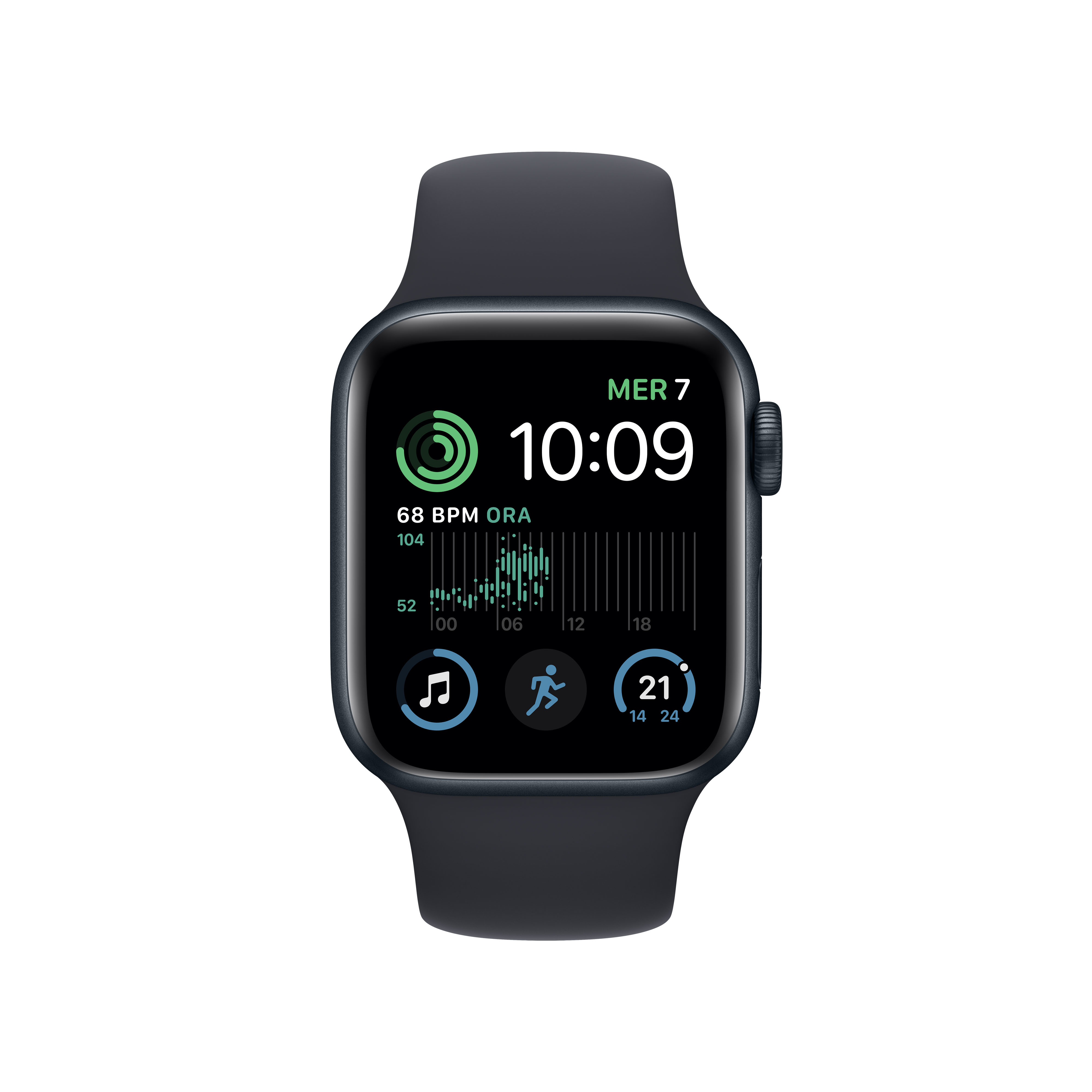 Smartwatch Apple Watch SE OLED 40 mm 4G Nero GPS (satellitare) [MNPL3FD/A]