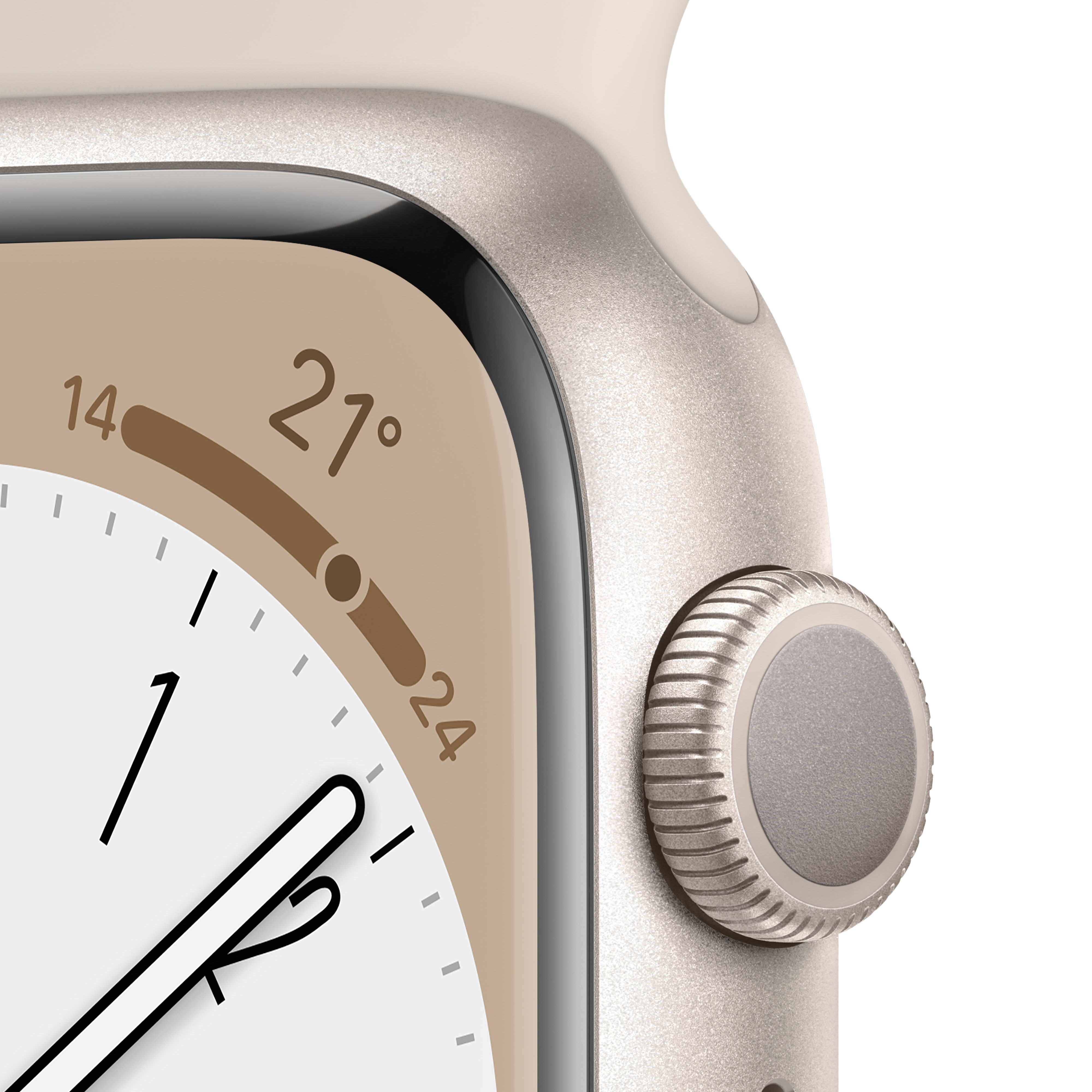 Smartwatch Apple Watch Series 8 OLED 45 mm Beige GPS (satellitare) [MNP23FD/A]