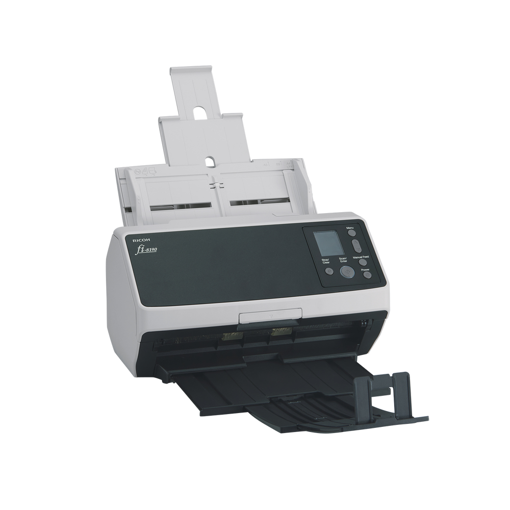 Ricoh fi-8190 ADF + scanner ad alimentazione manuale 600 x DPI A4 Nero, Grigio [PA03810-B001]