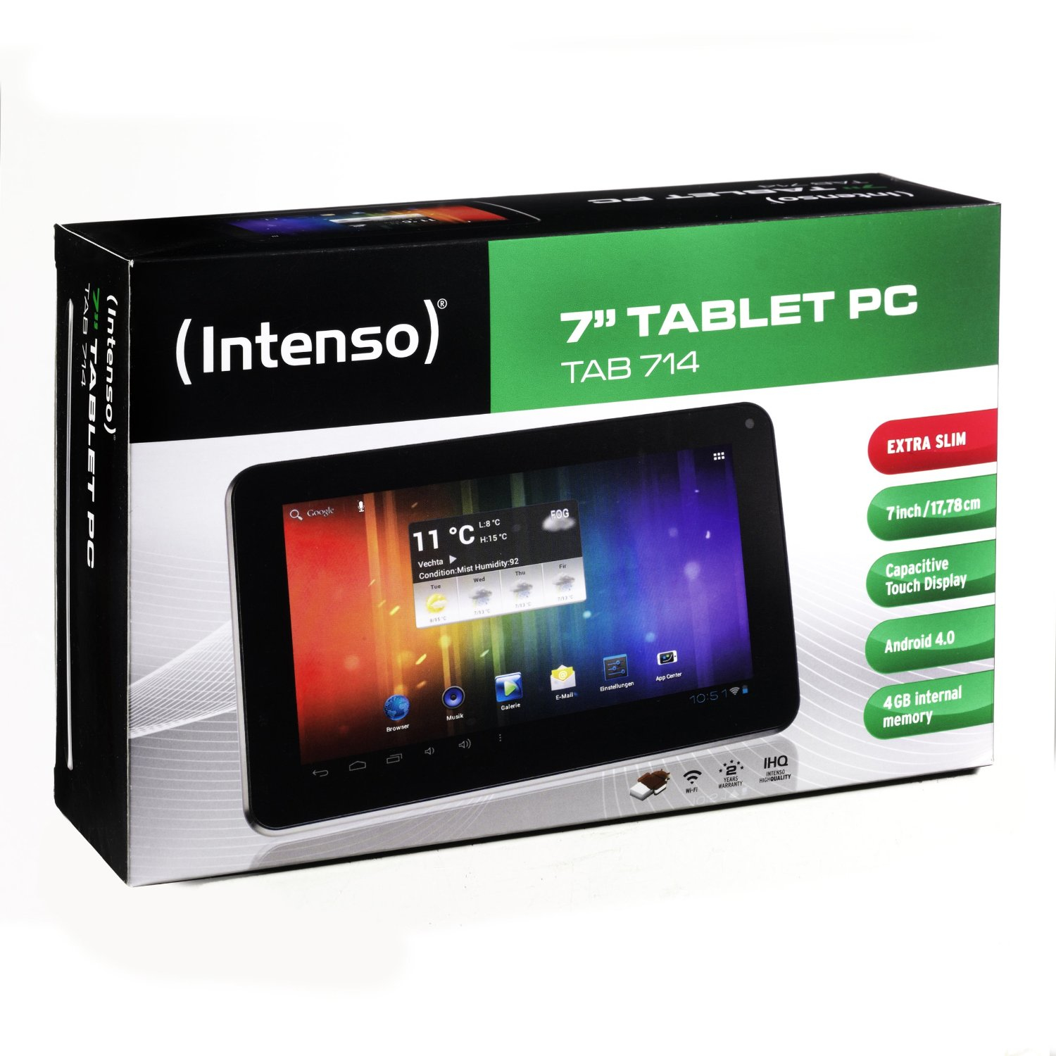Tablet Intenso Tab 714 4 GB 17,8 cm (7