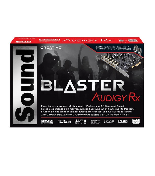 Creative Labs Sound Blaster Audigy Rx Interno 7.1 canali PCI-E [70SB155000001]