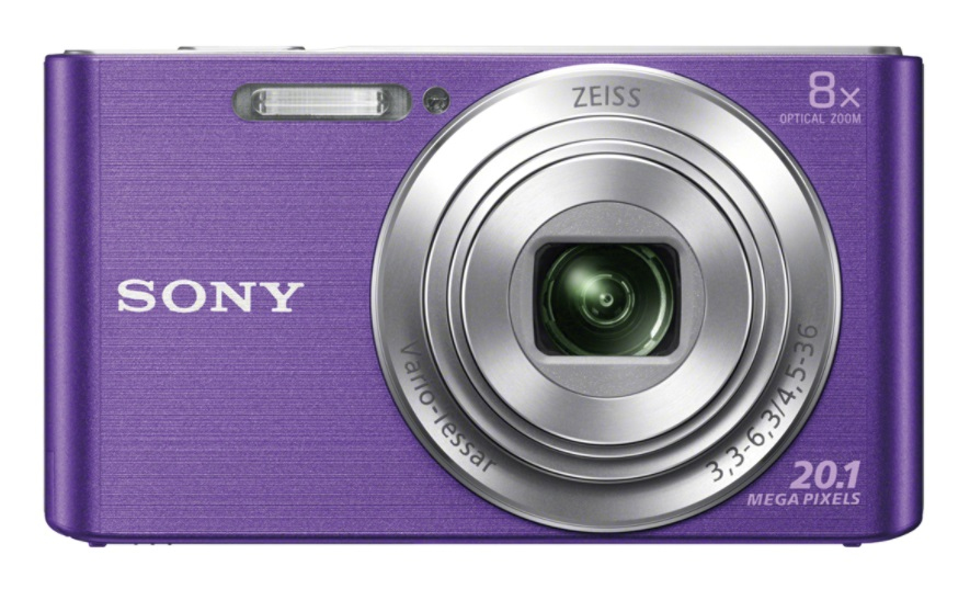 Fotocamera digitale Sony Cyber-shot DSCW830, fotocamera compatta con zoom ottico 8x, Viola
