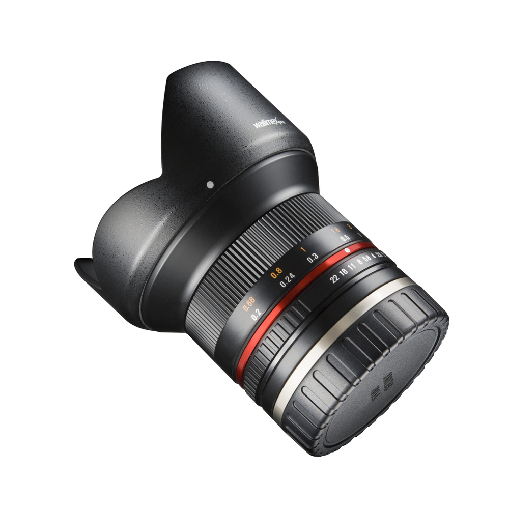 Walimex 20155 obiettivo per fotocamera Obiettivo ampio Nero [20155]