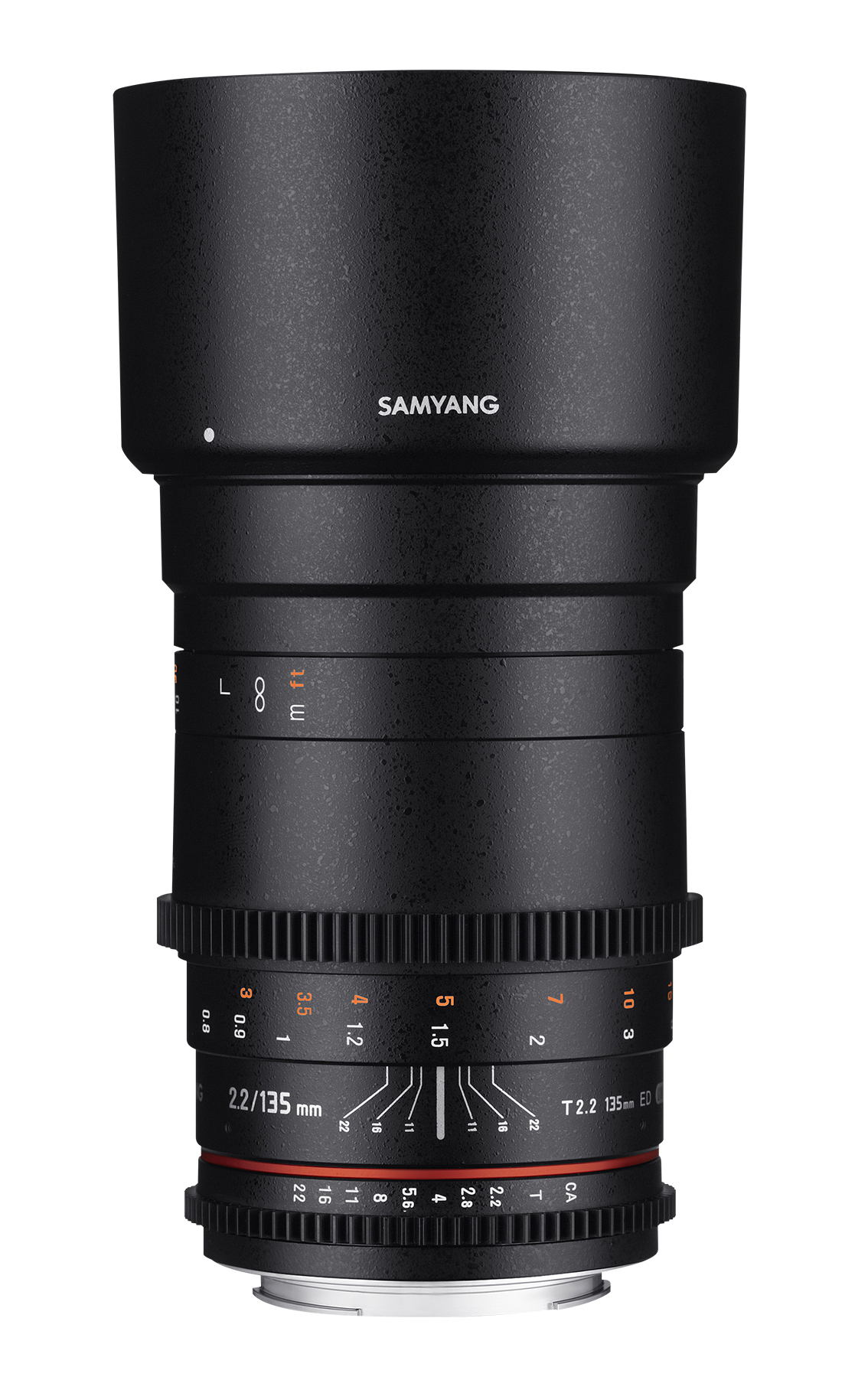 Samyang 135mm T2.2 VDSLR Micro 4/3 SLR Teleobiettivo Nero [F1312209101]