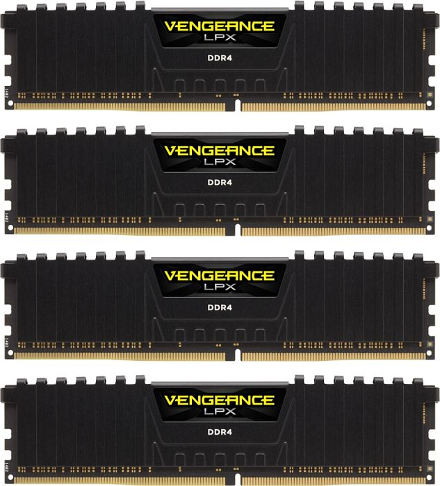 Corsair Vengeance LPX 64GB DDR4-2400 memoria 4 x 16 GB 2400 MHz [CMK64GX4M4A2400C14]