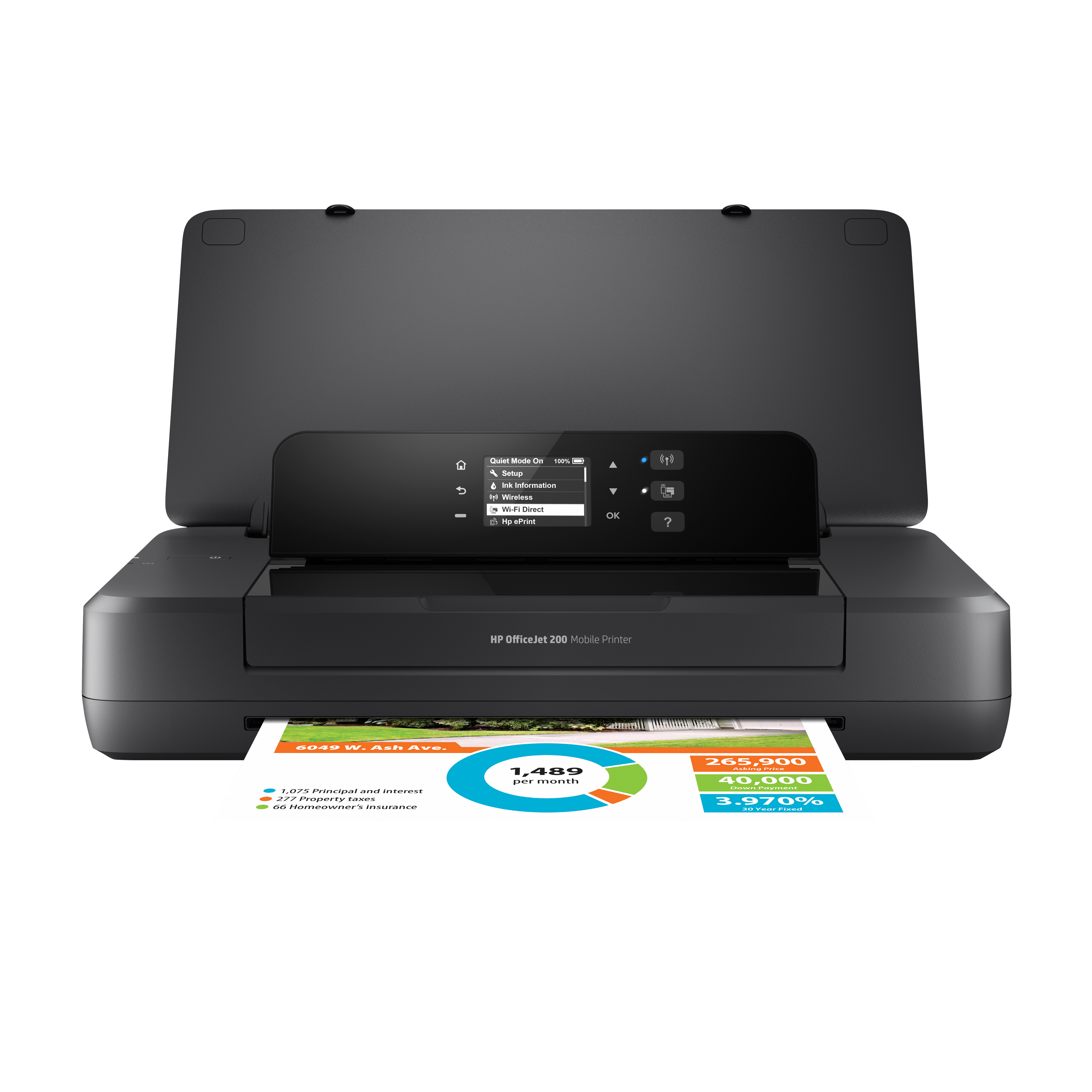 Stampante inkjet HP Officejet 200 stampante a getto d'inchiostro Colore 4800 x 1200 DPI A4 Wi-Fi [CZ993A]