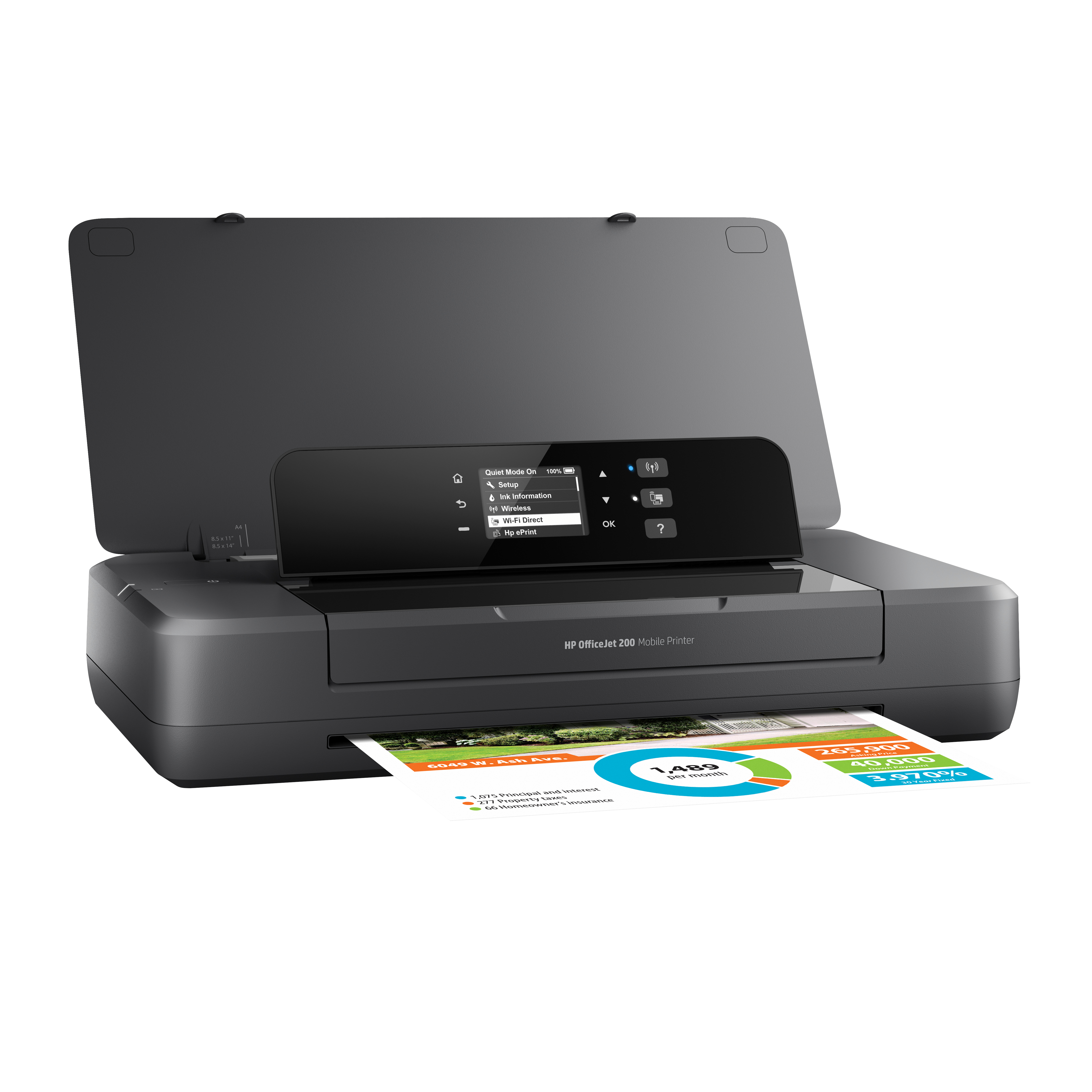 Stampante inkjet HP Officejet 200 stampante a getto d'inchiostro Colore 4800 x 1200 DPI A4 Wi-Fi [CZ993A]