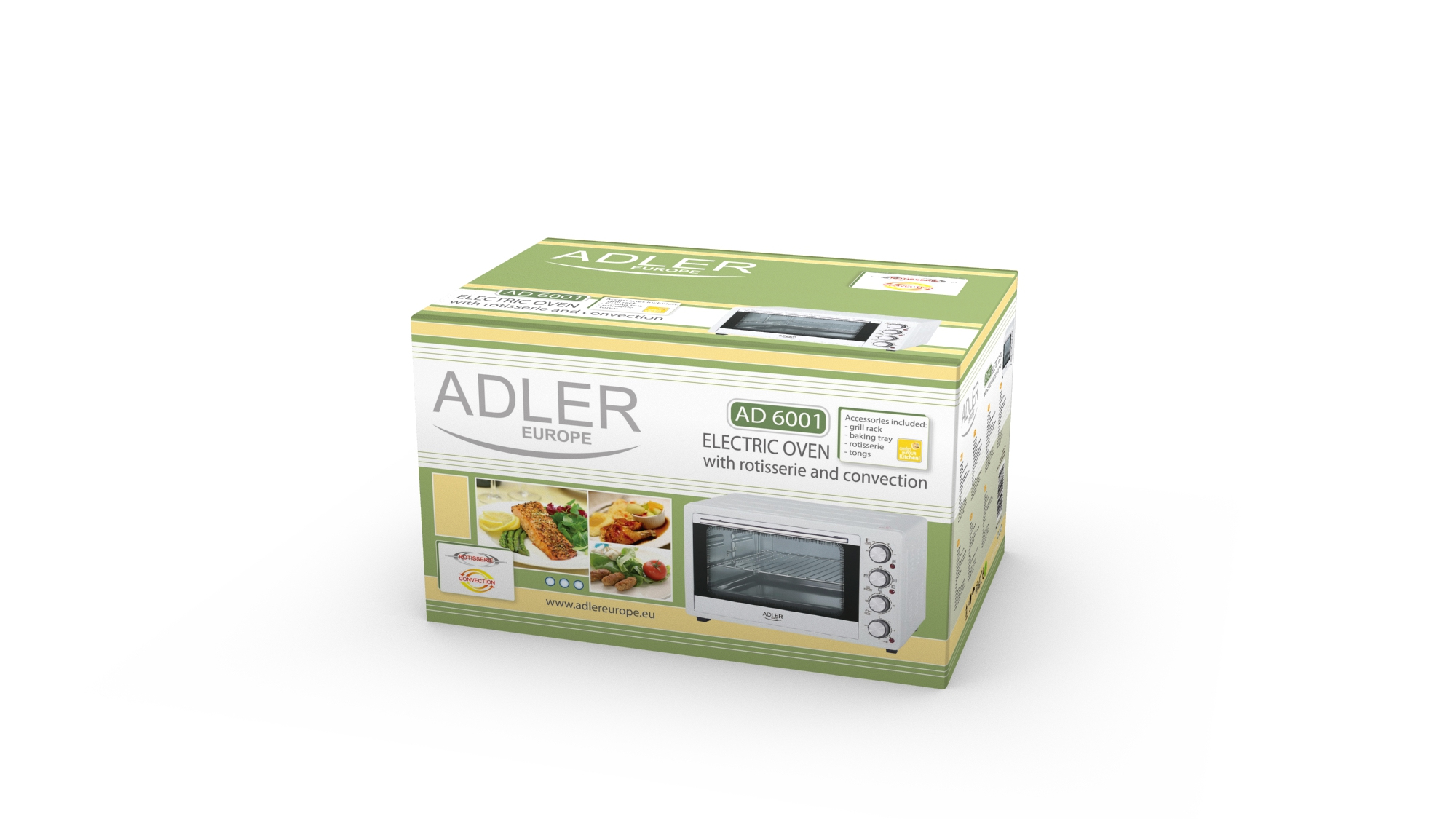Adler AD6001 fornetto con tostapane 35 L 1500 W Bianco Grill [AD6001]
