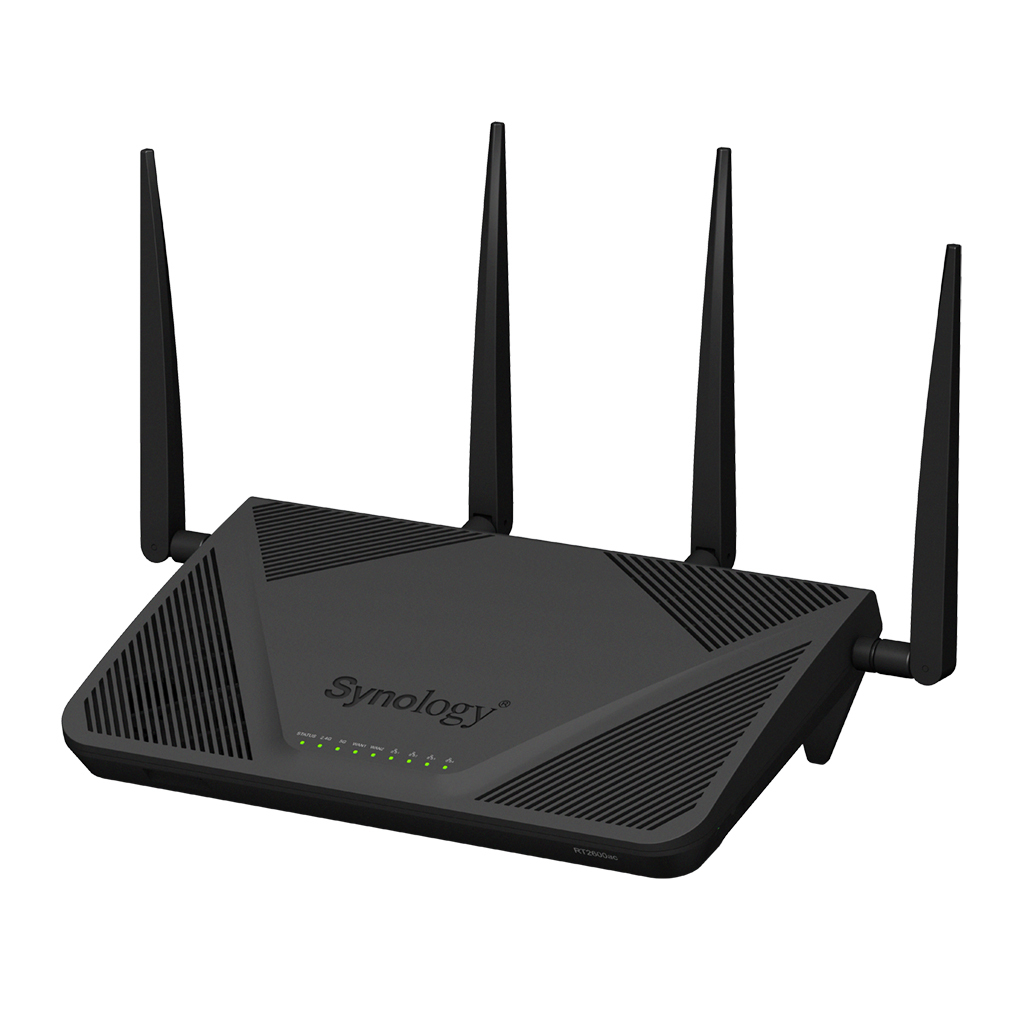 Synology RT2600AC router wireless Gigabit Ethernet Dual-band (2.4 GHz/5 GHz) Nero [RT2600AC]