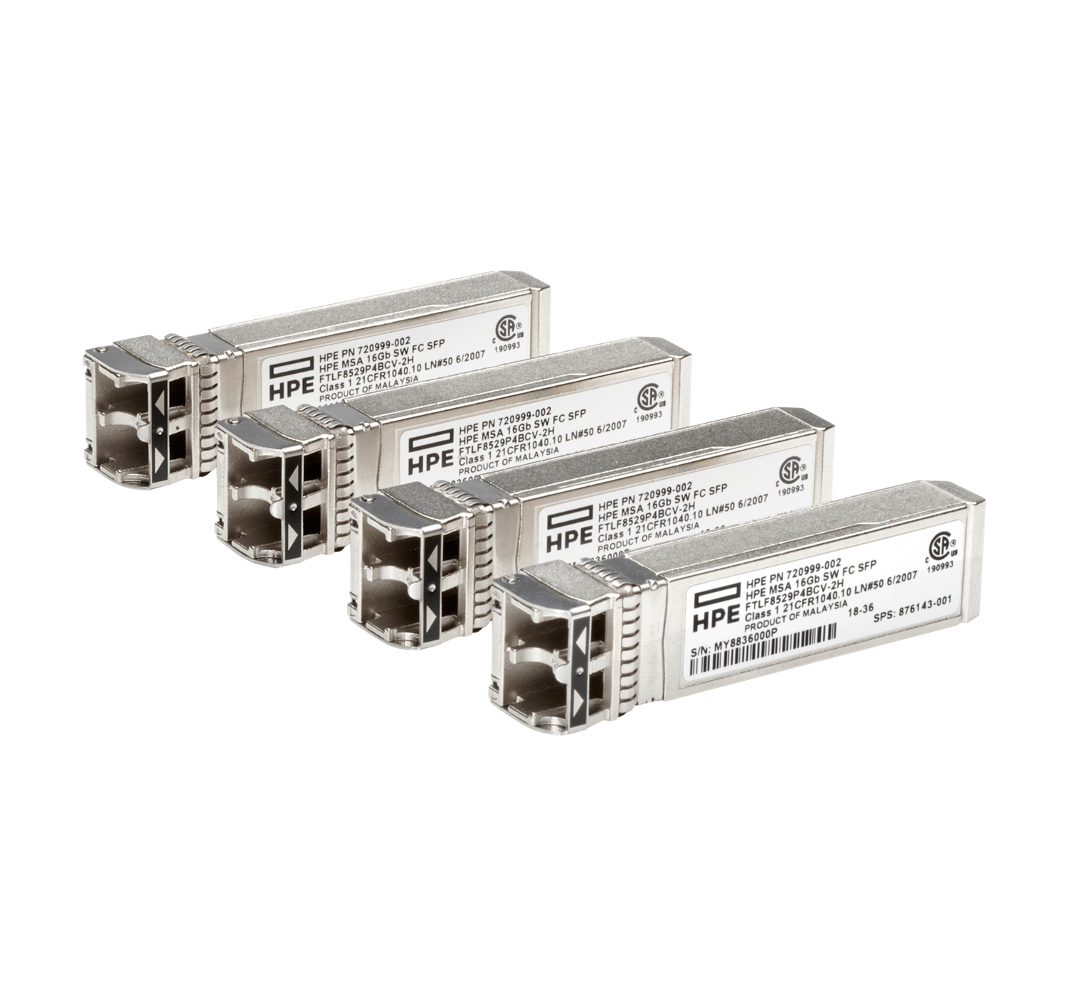 Hewlett Packard Enterprise C8R23B modulo del ricetrasmettitore di rete Fibra ottica 8000 Mbit/s SFP+ 850 nm