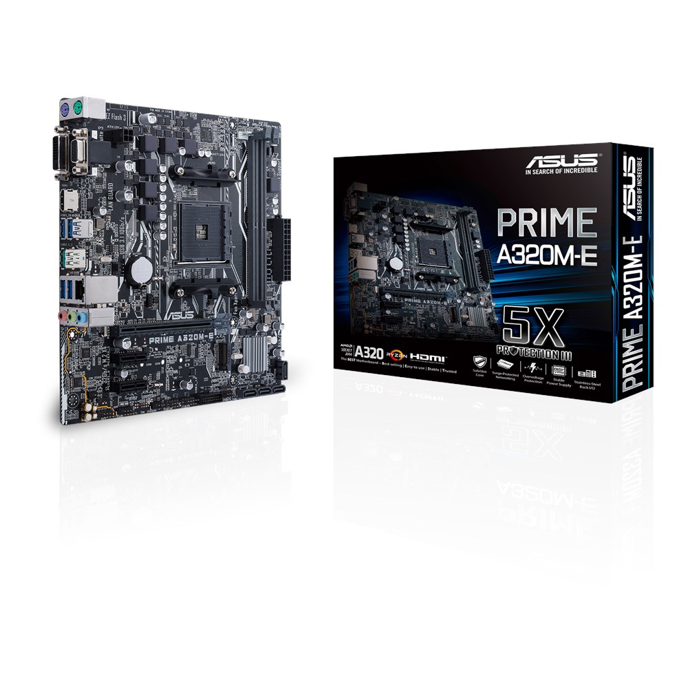 Scheda madre ASUS PRIME A320M-E AMD A320 Socket AM4 micro ATX [90MB0V10-M0EAY0]