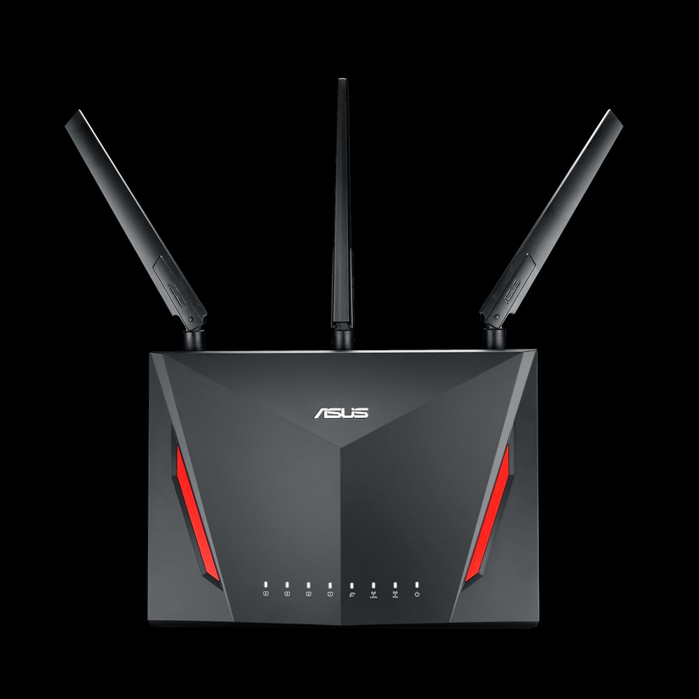 ASUS RT-AC86U router wireless Gigabit Ethernet Dual-band (2.4 GHz/5 GHz) 4G Nero [90IG0401-BM3000]
