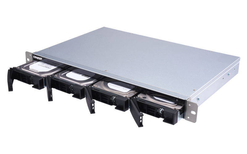 Server NAS QNAP TS-431XeU Rack (1U) Collegamento ethernet LAN Nero, Acciaio inossidabile Alpine AL-314 [TS-431XEU-2G]