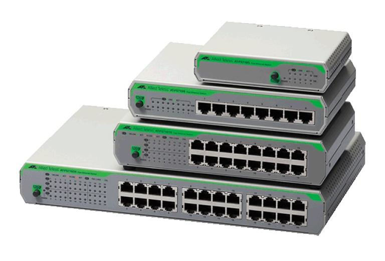 Switch di rete Allied Telesis AT-FS710/8-50 Non gestito Fast Ethernet (10/100) Grigio