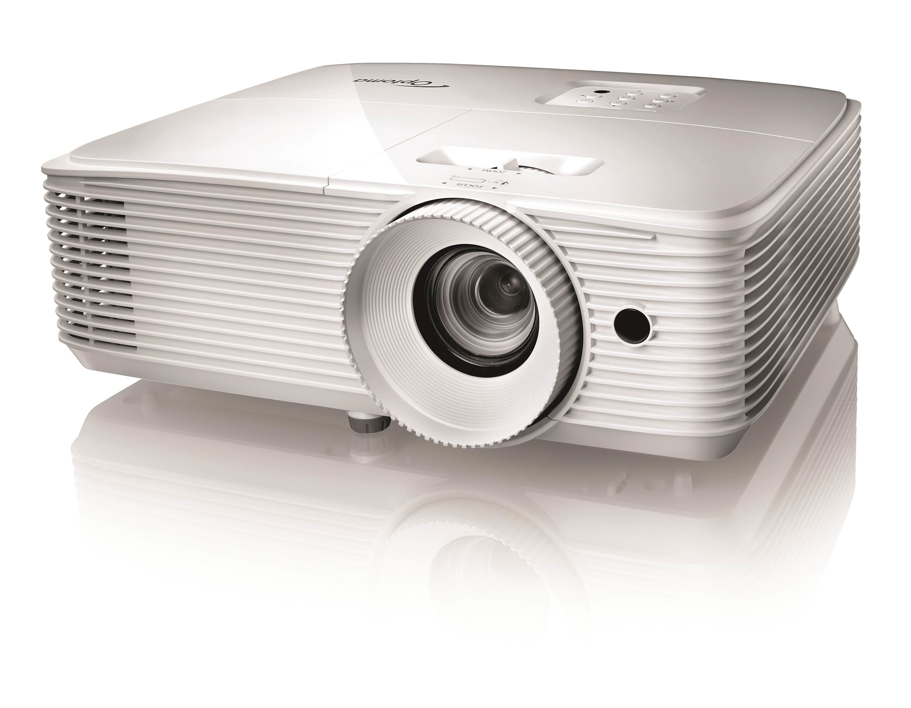 Optoma EH334 videoproiettore Proiettore a raggio standard 3600 ANSI lumen DLP 1080p (1920x1080) Compatibilità 3D Bianco [E1P1A0NWE1Z1]