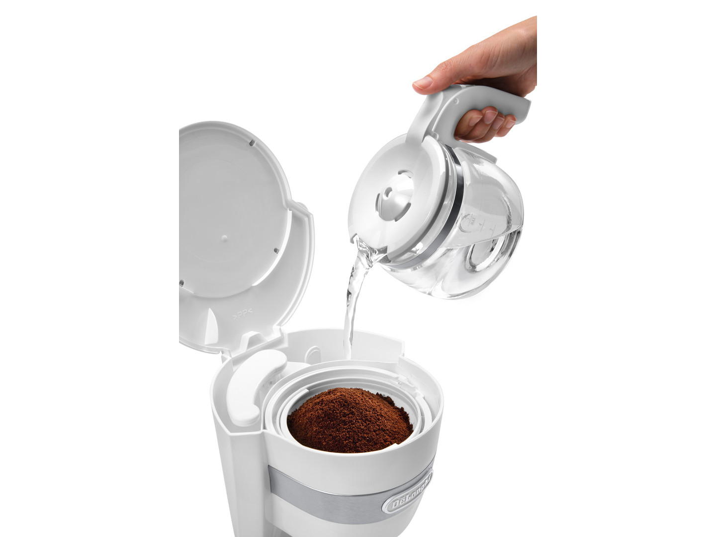 De’Longhi DeLonghi Autentica ICM14011.W macchina per caffè Macchina da con filtro 0,65 L Automatica
