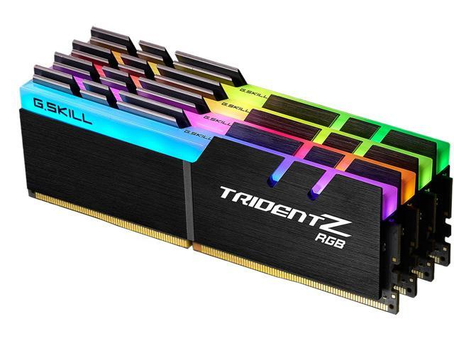 G.Skill Trident Z RGB F4-3000C16Q-64GTZR memoria 64 GB 4 x 16 DDR4 3000 MHz [F4-3000C16Q-64GTZR]