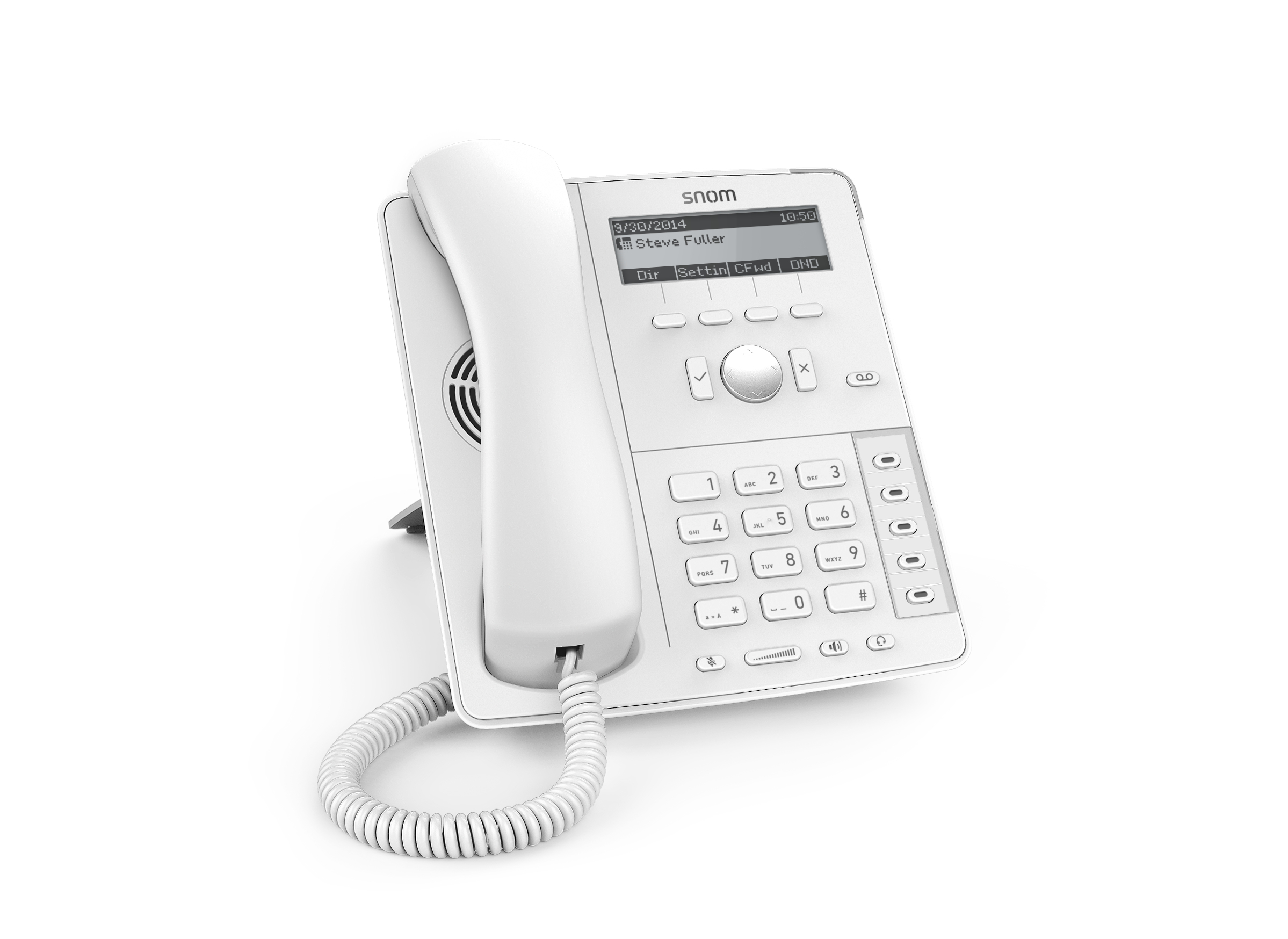 Snom D715 Telefono VoIP Identificatore di chiamata Bianco [4381]